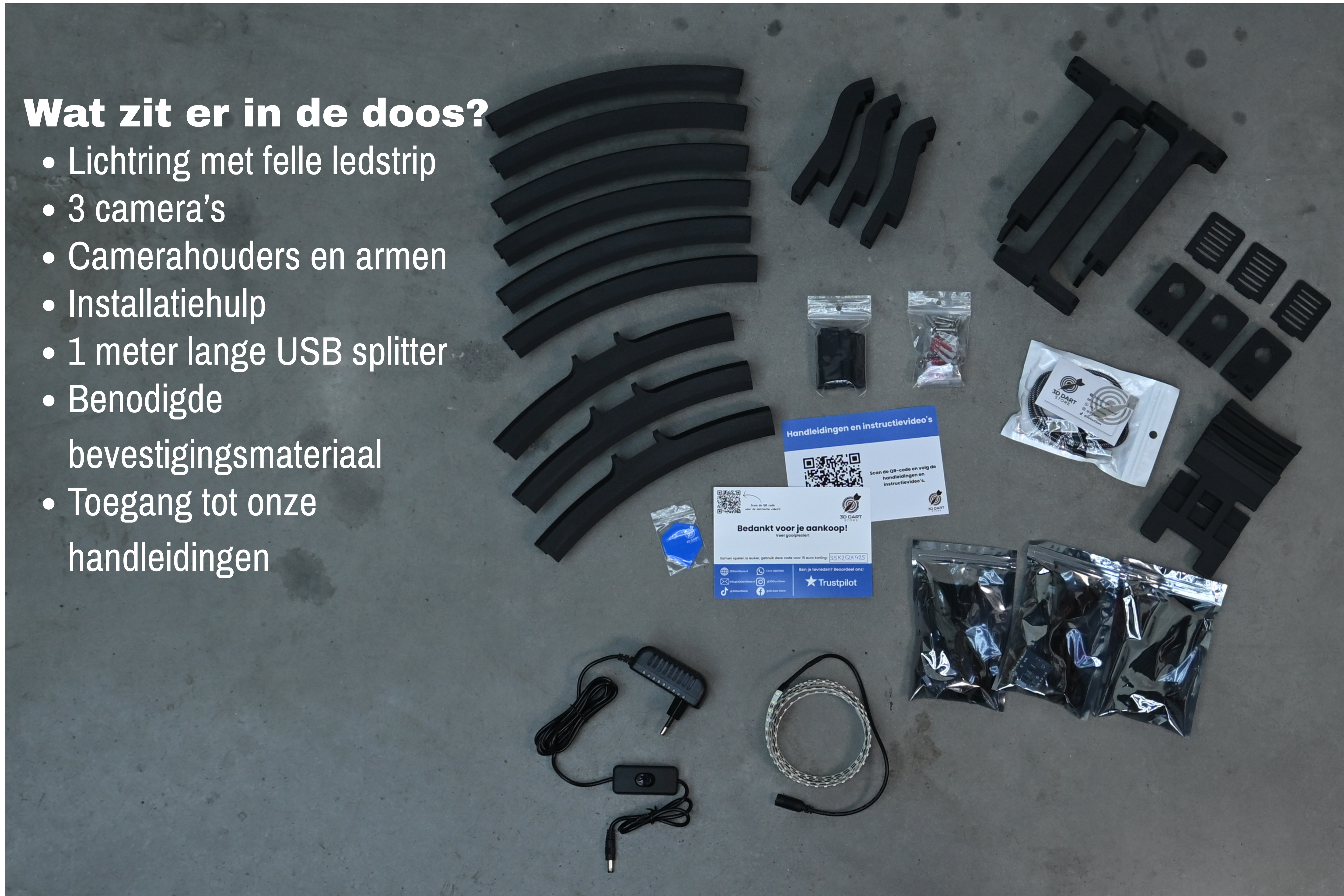 Autodarts Complete set met Licht Ring