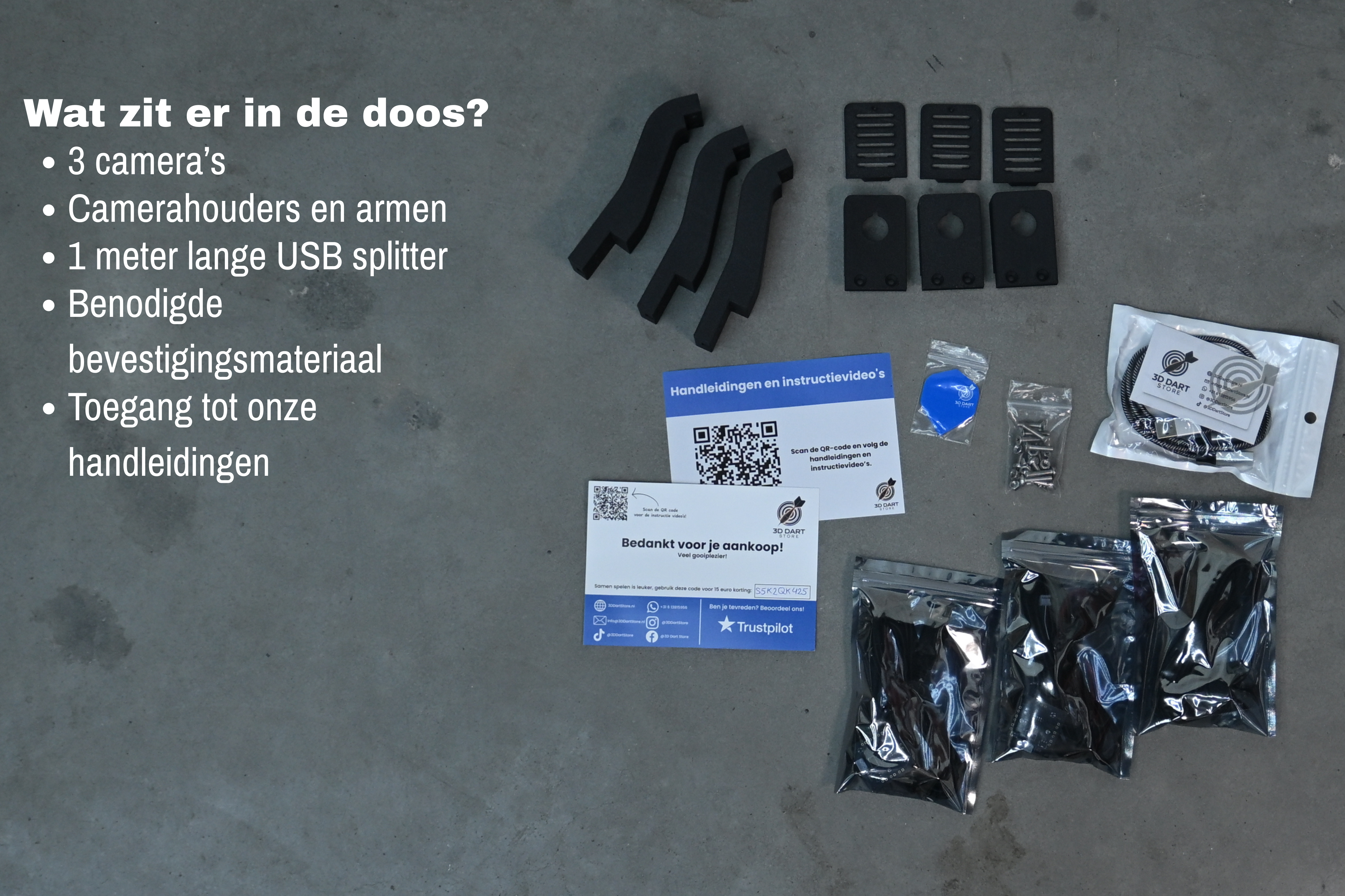 Autodarts set voor Winmau Plasma Licht Ring