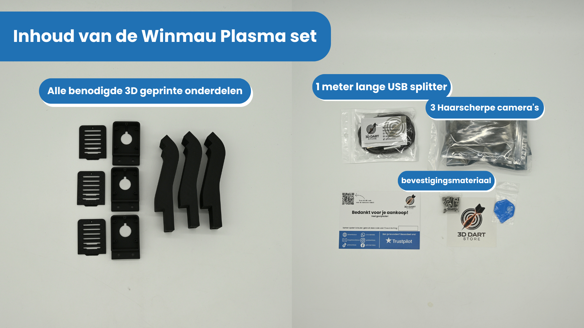 Autodarts set voor Winmau Plasma Licht Ring